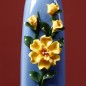 Blue handmade ceramic vase