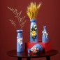 Blue handmade ceramic vase