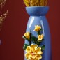 Blue handmade ceramic vase