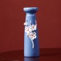 Blue handmade ceramic vase